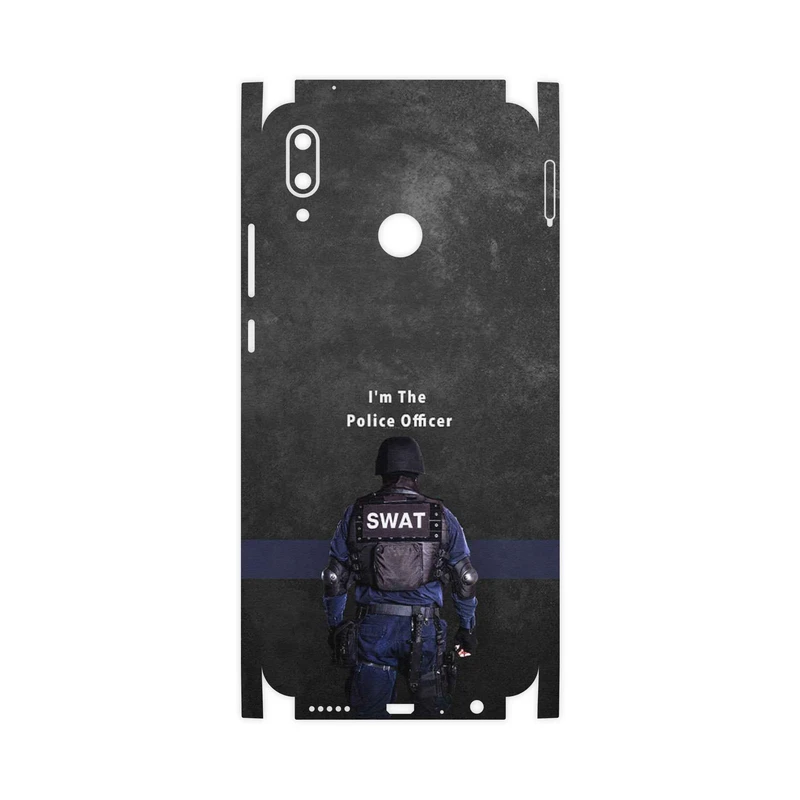 برچسب پوششی ماهوت مدل Police Officer-FullSkin مناسب برای گوشی موبایل هوآوی Y9 2019