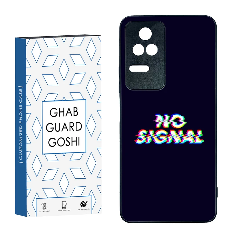 کاور قاب گارد گوشی طرح no signal کد TPU-193 مناسب برای گوشی موبایل شیائومی  Redmi K40S / Poco F4 5G