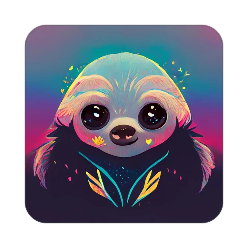 زیر لیوانی کاکتی طرح حیوانات رنگی مدل mp25733