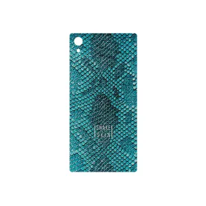 MAHOOT Blue Snake Skin Cover Sticker for Sony Xperia Z5