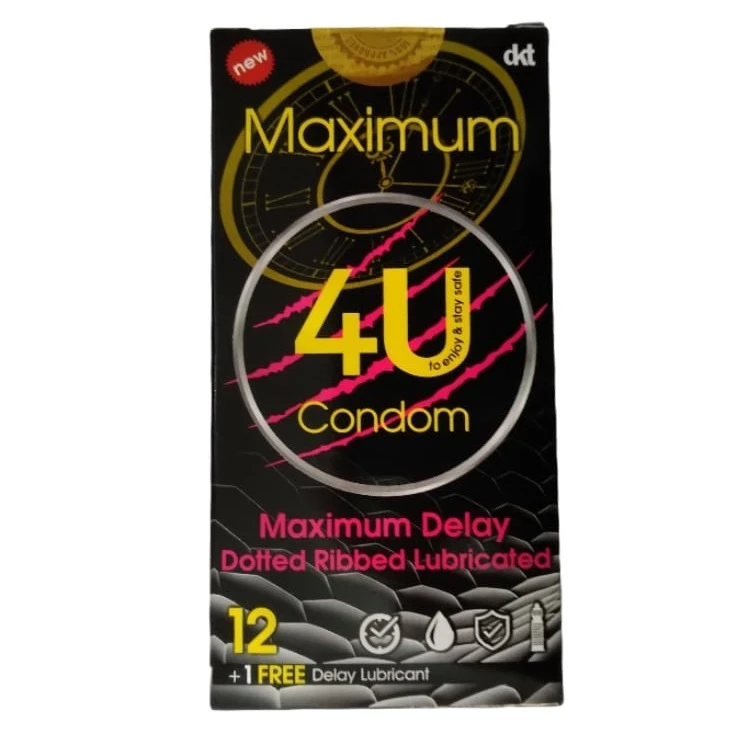 کاندوم فور یو مدل ماکسیموم بسته 12 عددی