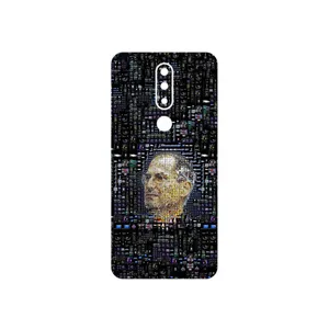 MAHOOT Collage of Steve Jobs 2 Cover Sticker for Nokia 5.1 Plus