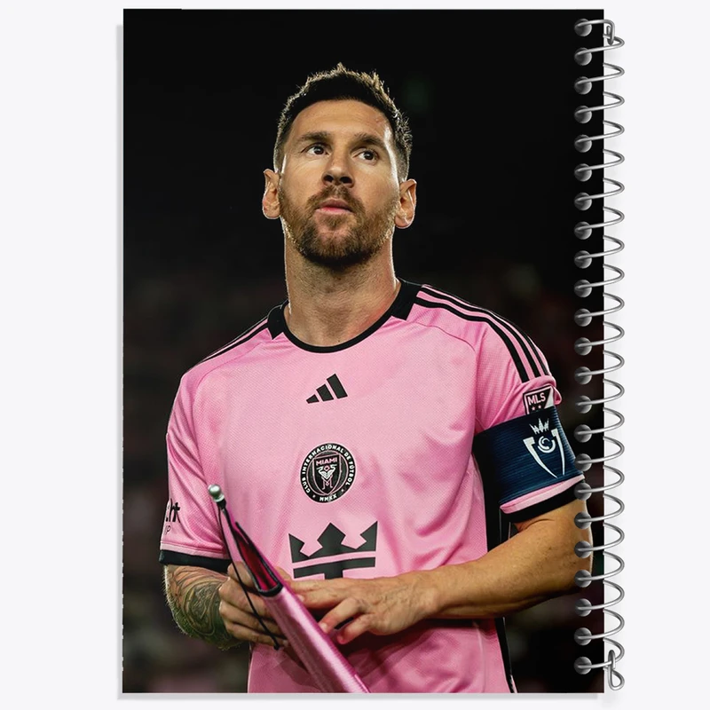 دفتر مشق 100 برگ خندالو طرح لیونل مسی کد 36454