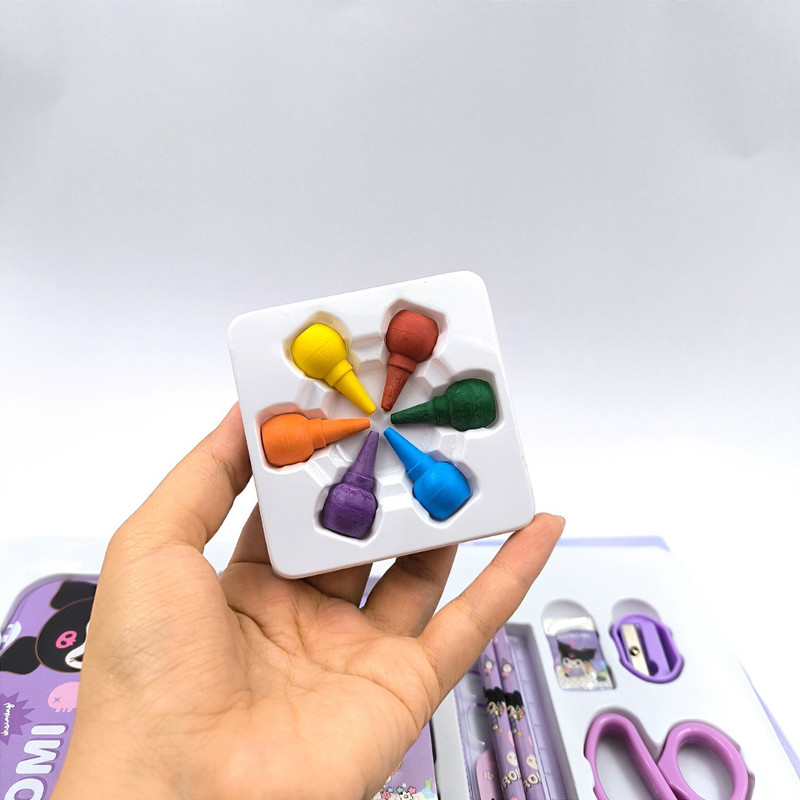 ست لوازم التحریر طرح کرومی بسته 19 عددی