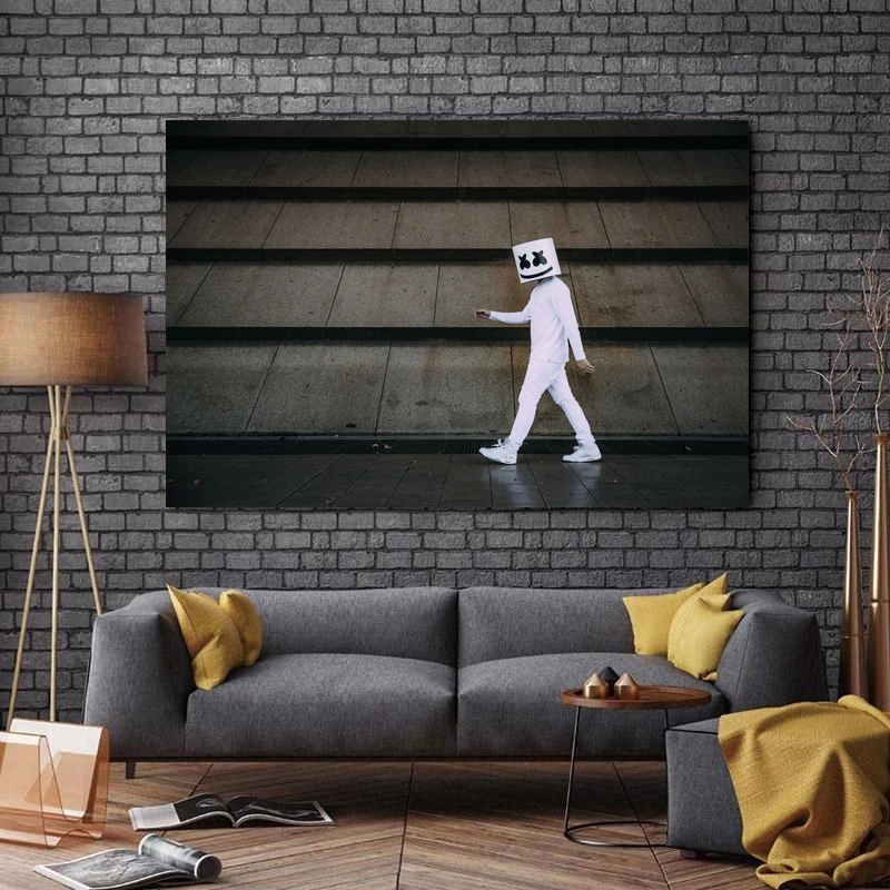 تابلو شاسی طرح بزرگان موسیقی مدل Dj Marshmello کد A382