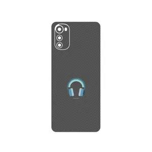 MAHOOT Minimal Headphone Icon Cover Sticker for Motorola Moto E32s