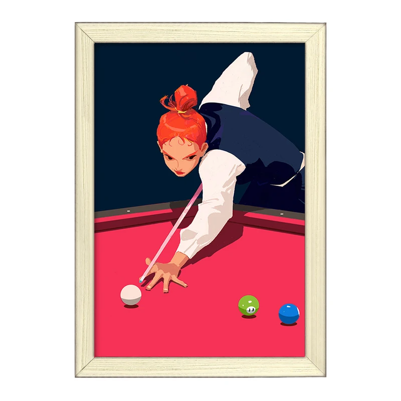 تابلو خندالو طرح بیلیارد Billiard کد 28118