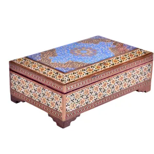 جعبه جواهرات خاتم کاری مدل دنیز کد DA1610