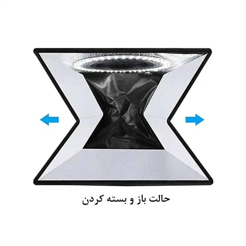 چادر عکاسی پلوز مدل Folding Portable ابعاد 40x40 سانتی متر