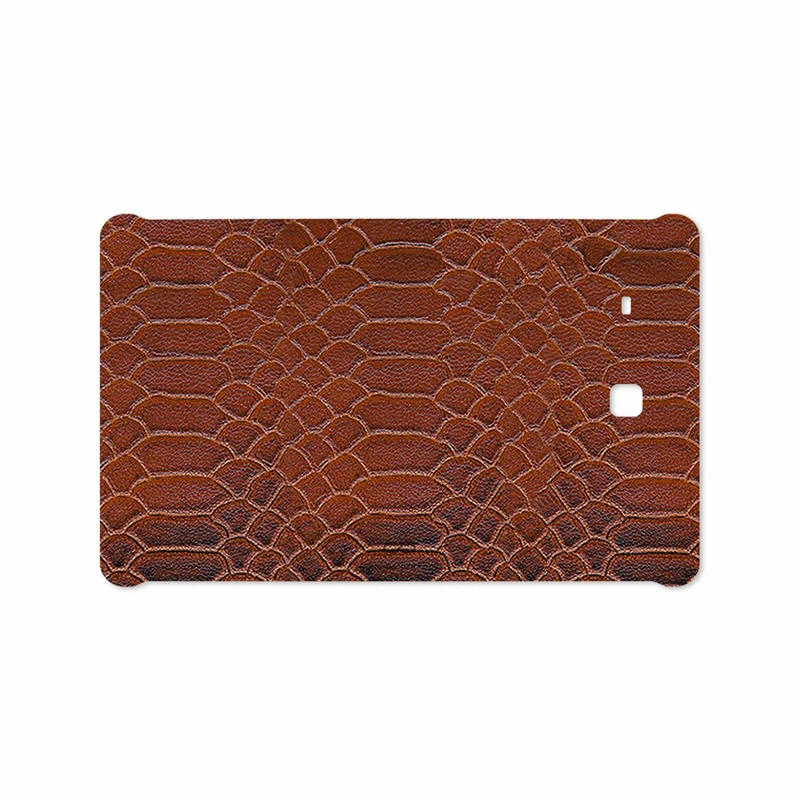 برچسب پوششی ماهوت مدل Brown-Snake-Leather مناسب برای تبلت سامسونگ Galaxy Tab E 9.6 2015 T560