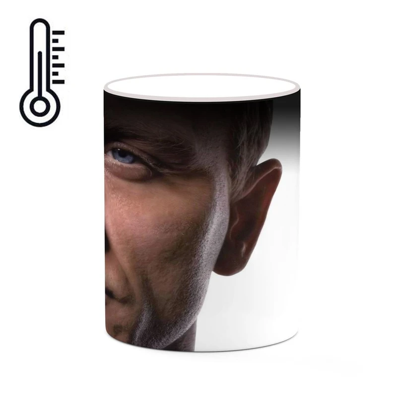 ماگ حرارتی کاکتی طرح دنیل کریگ Daniel Craig مدل mgh25741
