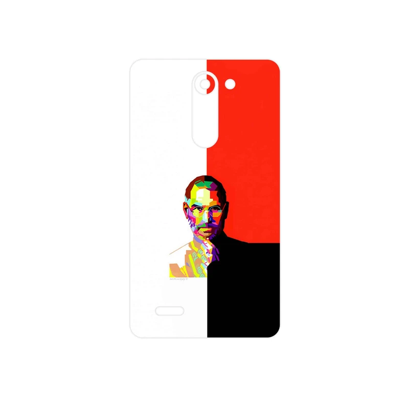 برچسب پوششی ماهوت مدل 1 Collage of Steve Jobs مناسب برای گوشی موبایل ال جی L Bello