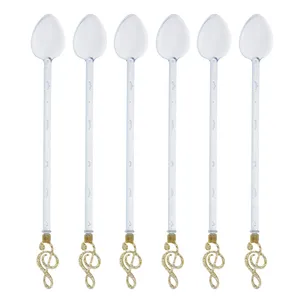 قاشق شربت خوری هاترا پلاست مدل 01  مجموعه 6 عددی