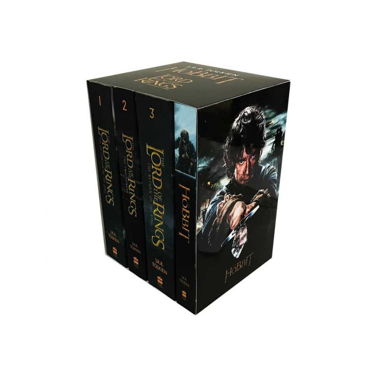 کتاب  The Lord of The Rings اثر j r r tolkien  انتشارات  tolkien  چهار جلدی