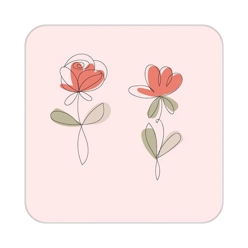 زیر لیوانی کاکتی طرح عاشقانه مدل mp40856