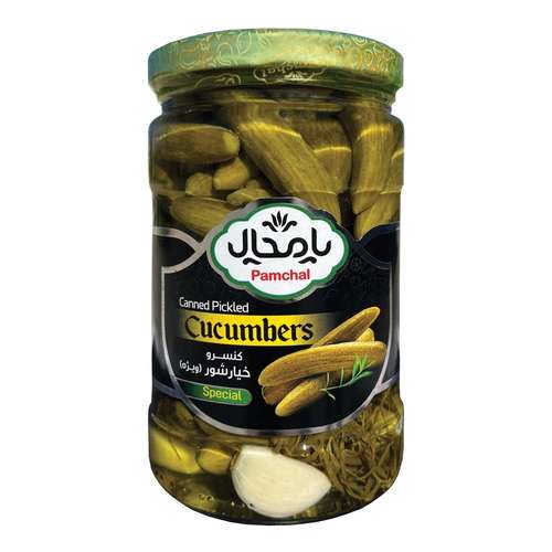 کنسرو خیارشور ویژه پامچال - 680 گرم