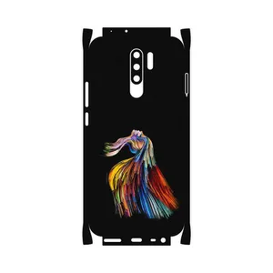 MAHOOT Rainbow Hair Digital Art-FullSkin Cover Sticker for Xiaomi Redmi 9