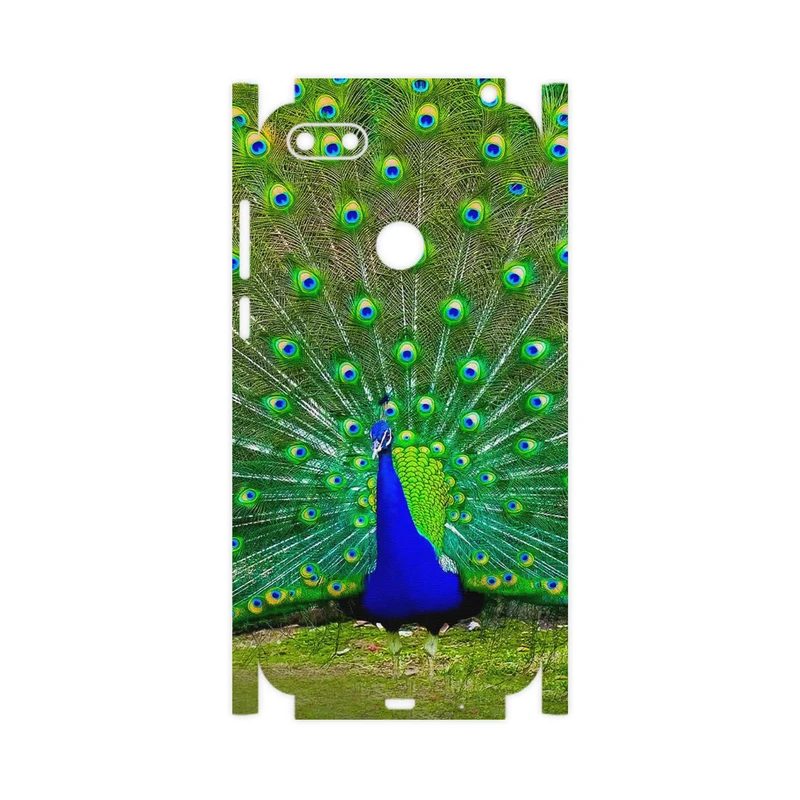 برچسب پوششی ماهوت مدل Peacock-FullSkin مناسب برای گوشی موبایل موتورولا Moto E6 Play