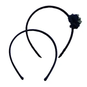 تل مو دخترانه مدل گلدار بسته 2 عددی