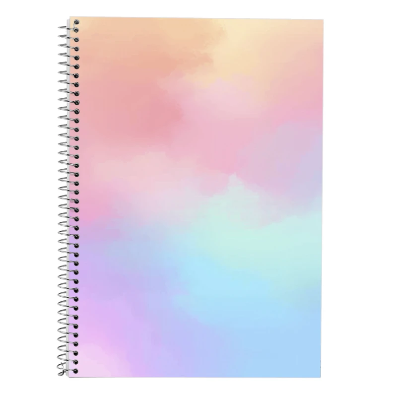 دفتر زبان 50 برگ مدوپد مدل دو خط طرح پاستیلی کد DF13570