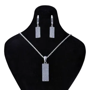   نیم ست نقره زنانه بازرگانی میلادی کد NTR_171