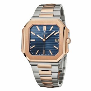 ساعت مچی عقربه‌ای کوارتز مردانه بین باند مدل اسپرت بند استیل قفل مخفی کد B7