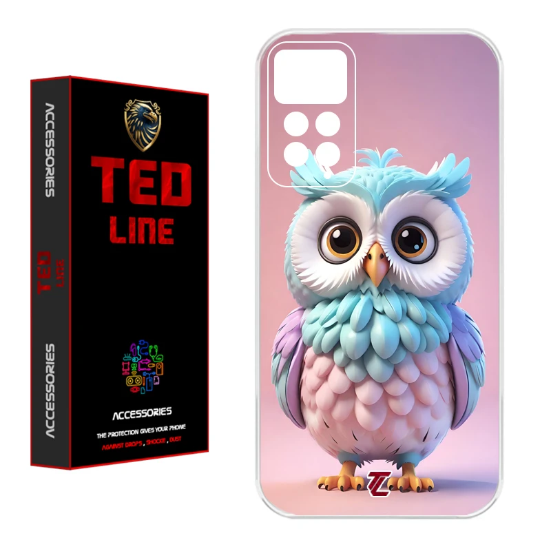 کاور تدلاین طرح جغد کد 1194 مناسب برای گوشی موبایل شیائومی Redmi Note 11 Pro 4G / Note 12 Pro 4G