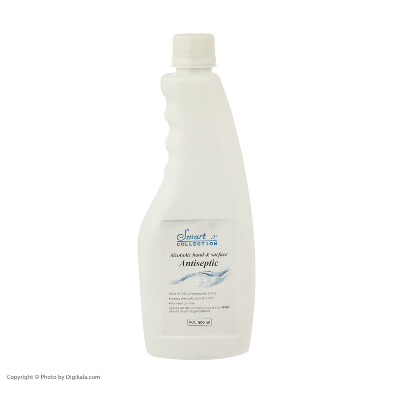 ژل ضدعفونی کننده دست و سطوح اسمارت کالکشن کد SMT152 حجم 500 میلی لیتر