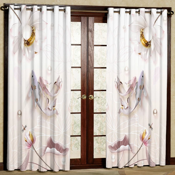 پرده مدل مخمل پانچی کد 6963 سایز 280x140 سانتی متر