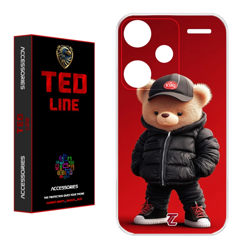 کاور تد لاین طرح تدی کد 1113 مناسب برای گوشی موبایل شیائومی Redmi Note 13 Pro Plus