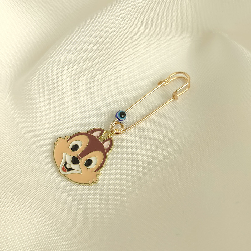 سنجاق سینه دخترانه لیمونار گالری مدل سنجاب