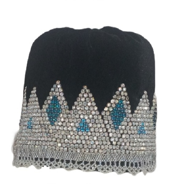 کلاه دست دوز زنانه مدل لچک محلی