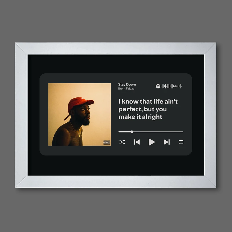 تابلوی مدل تابلوی موزیکال طرح Stay Down by boygenius