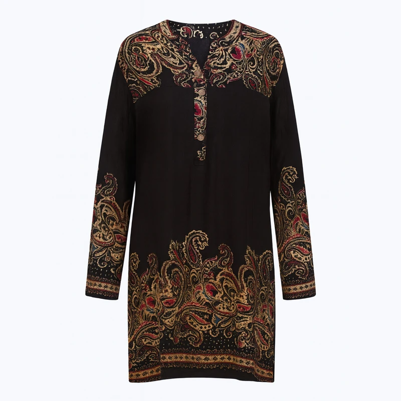 تونیک آستین بلند زنانه مدل سنتی