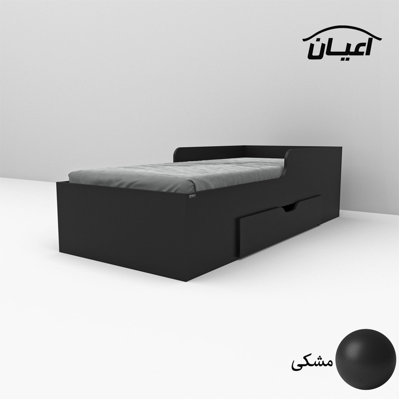 تخت خواب یک نفره اعیان مدل FH611 سایز 80x180 سانتی متر