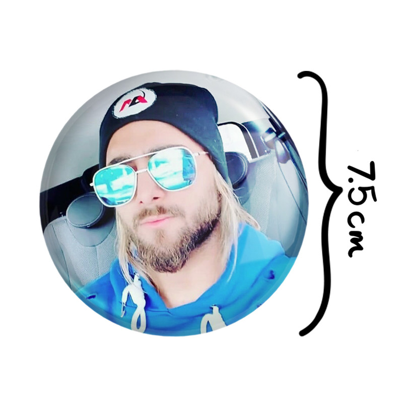 آینه جیبی خندالو مدل امیر مقاره ماکان بند  کد 2548