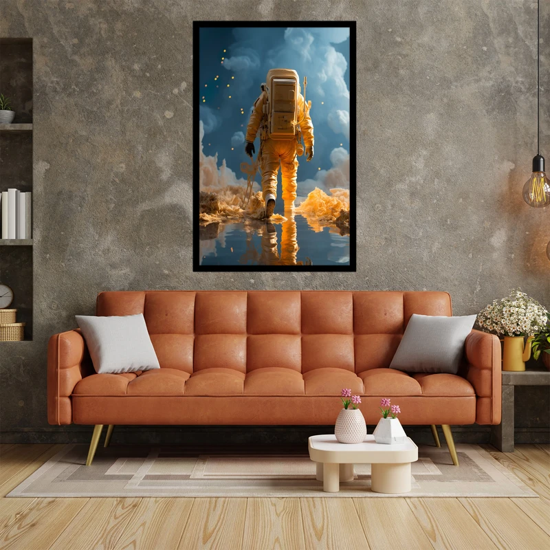 تابلو بکلیت طرح فانتزی فضانورد مدل  B-bu2624