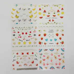 برچسب لنز ناخن مدل میوه کد 016