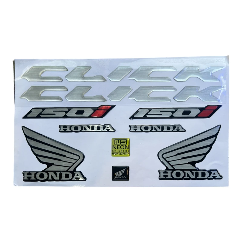 برچسب بدنه موتور سیکلت مدل neon مناسب برای هوندا کلیک بسته 9 عددی