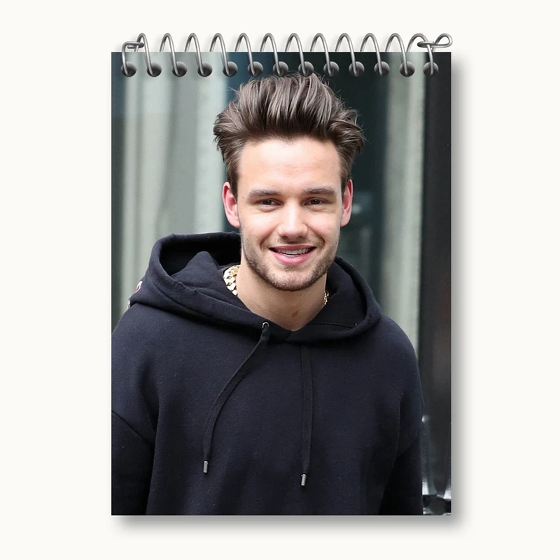 دفتر یادداشت 50 برگ خندالو مدل لیام پین گروه موسیقی وان دایرکشن One Direction کد 18980