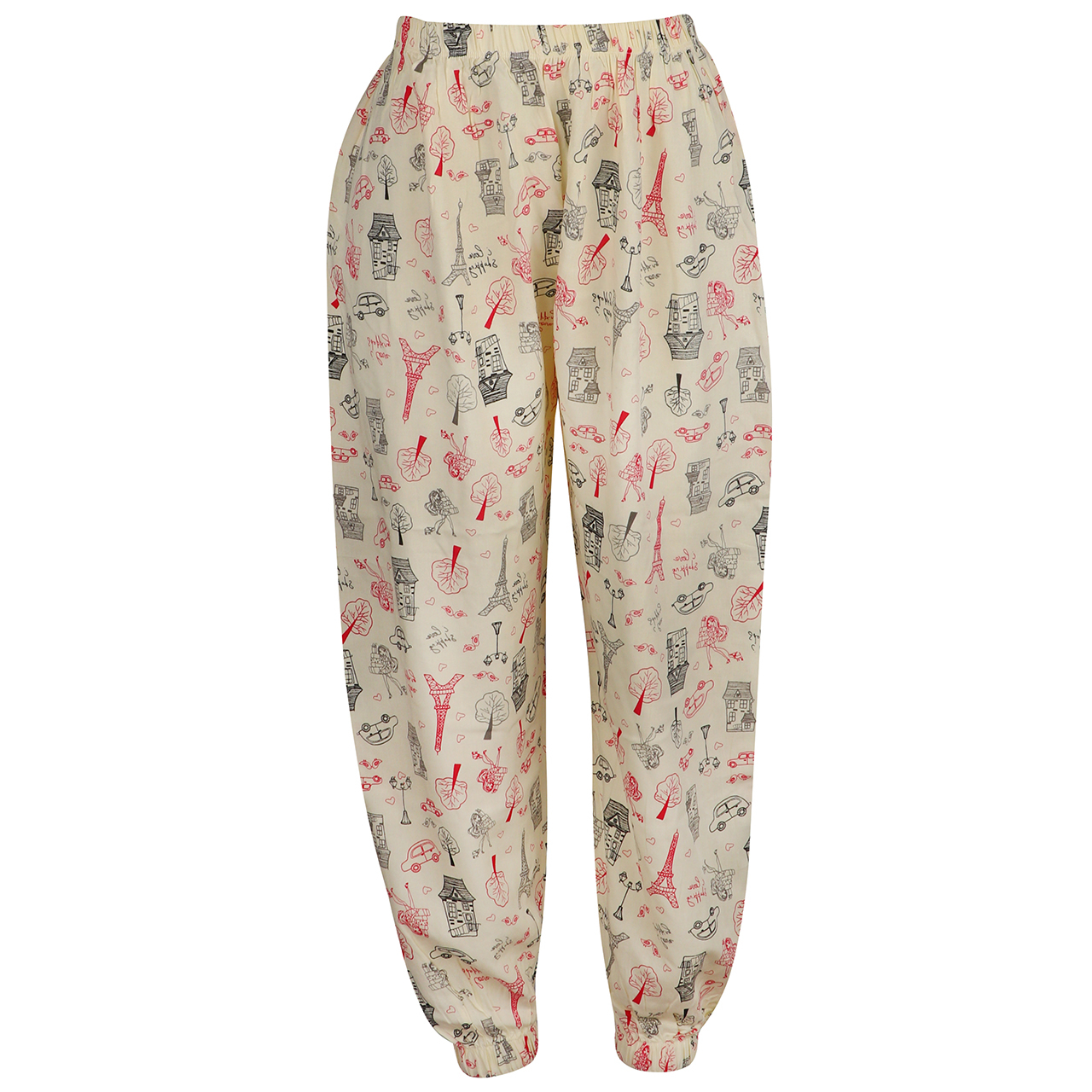 شلوار زنانه مدل 1001 رنگ کرم