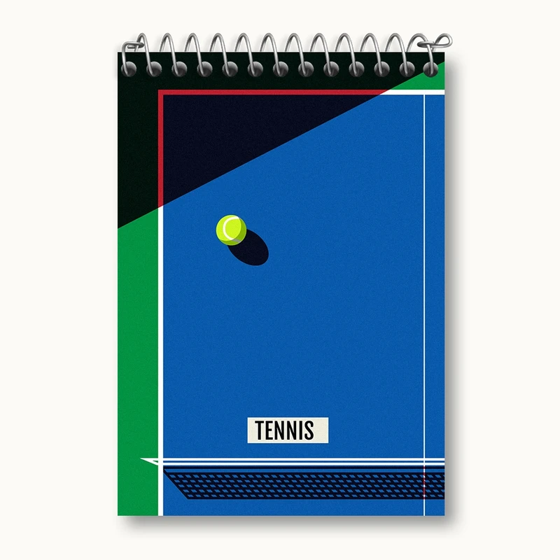 دفتر یادداشت 50 برگ خندالو مدل تنیس کد N1075