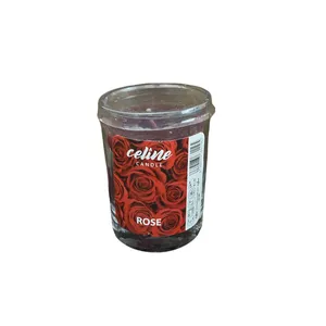 شمع لیوانی سلین کندل مدل Rose