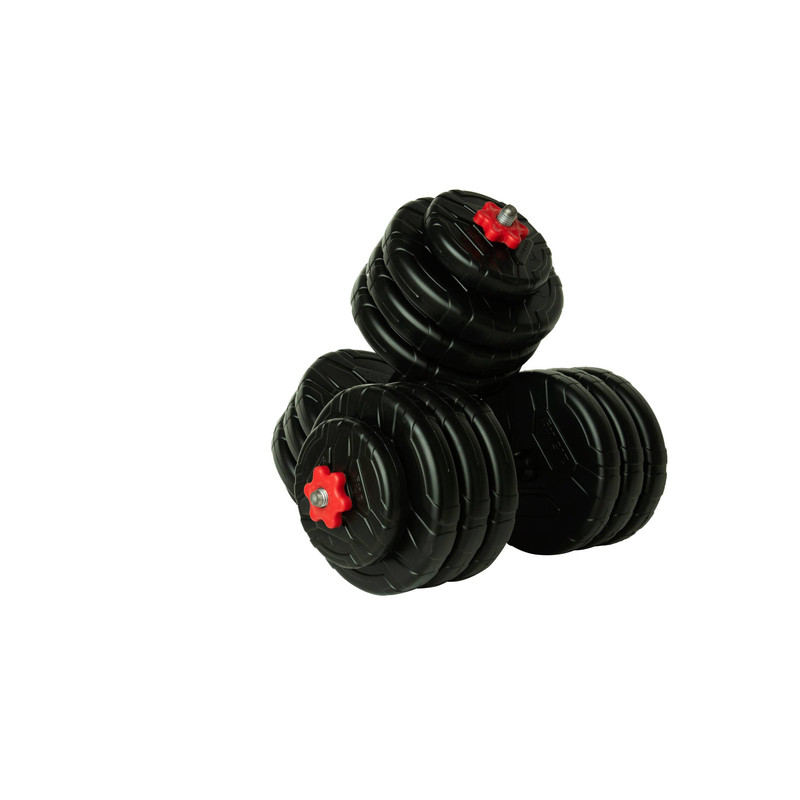 دمبل رادیس فیت مدل DVP-17-mix1 وزن 17 کیلوگرم بسته 2 عددی