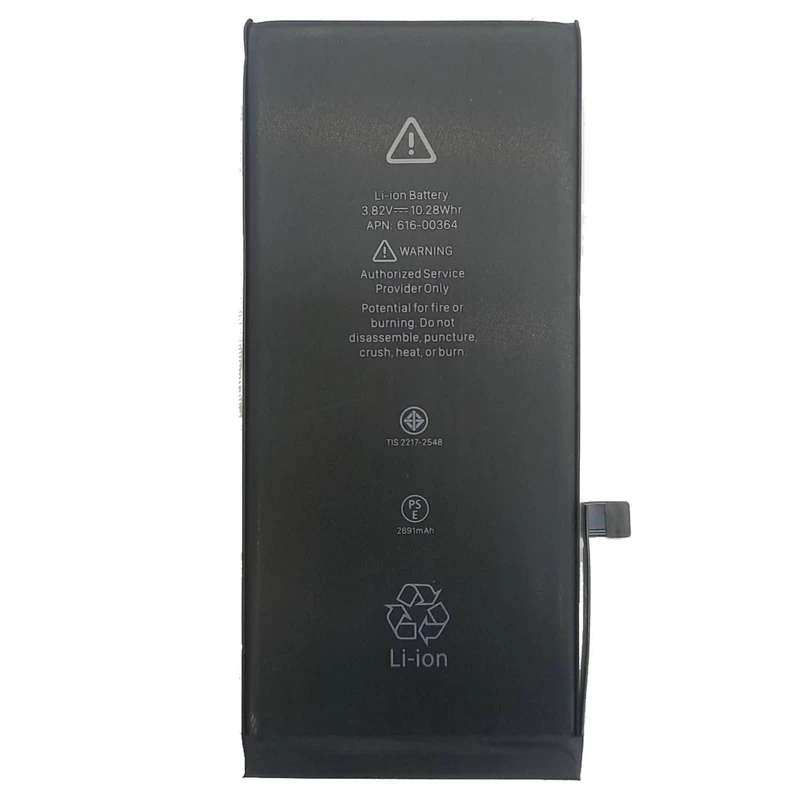  	 باتری موبایل مدل 00364-616 ظرفیت 2691میلی آمپر ساعت مناسب برای گوشی موبایل اپل iphone 8 plus
