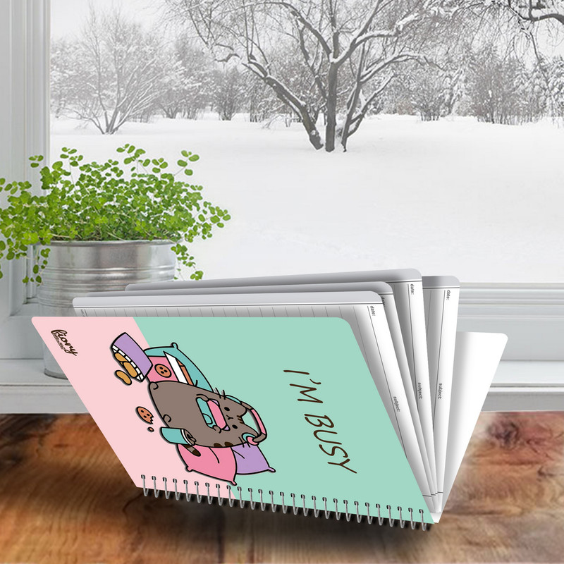 دفتر مشق 50 برگ مستر راد مدل گربه کیوت کد fiory 2191