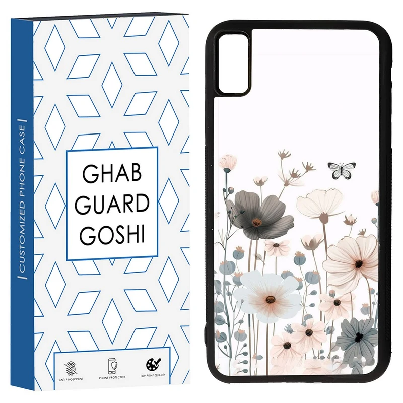 کاور قاب گارد گوشی طرح گل کد TPU-135 مناسب برای گوشی موبایل اپل Iphone XS MAX/ Iphone X MAX