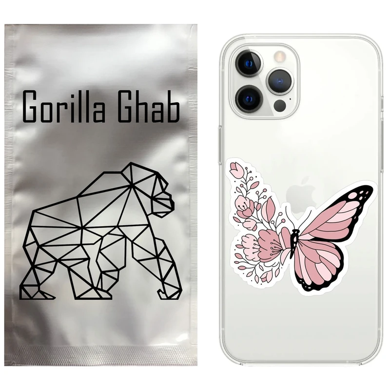 کاور گوریلا قاب مدل CLG کد 98 طرح پروانه مناسب برای گوشی موبایل اپل iPhone 12 Pro