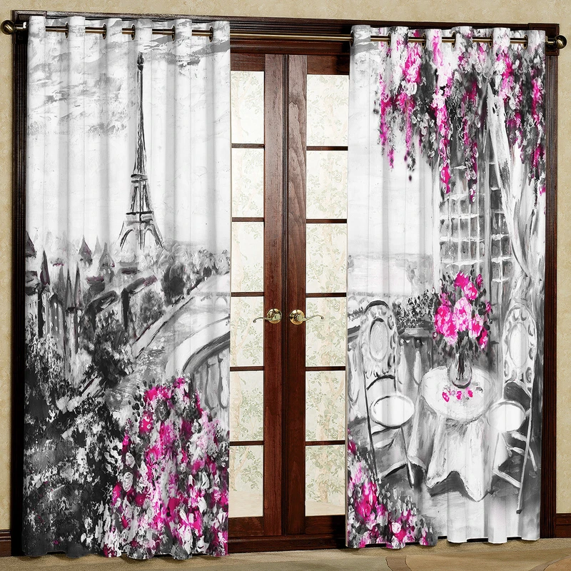 پرده مدل مخمل پانچی کد 1001 سایز 140x280 سانتی متر