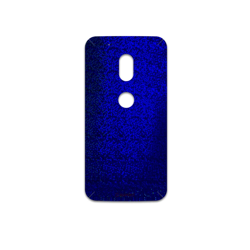 برچسب پوششی ماهوت مدل Blue-Holographic مناسب برای گوشی موبایل موتورولا Moto G4 Play